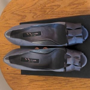 Nina Women's Evelixa Pump Steel Size 9.5